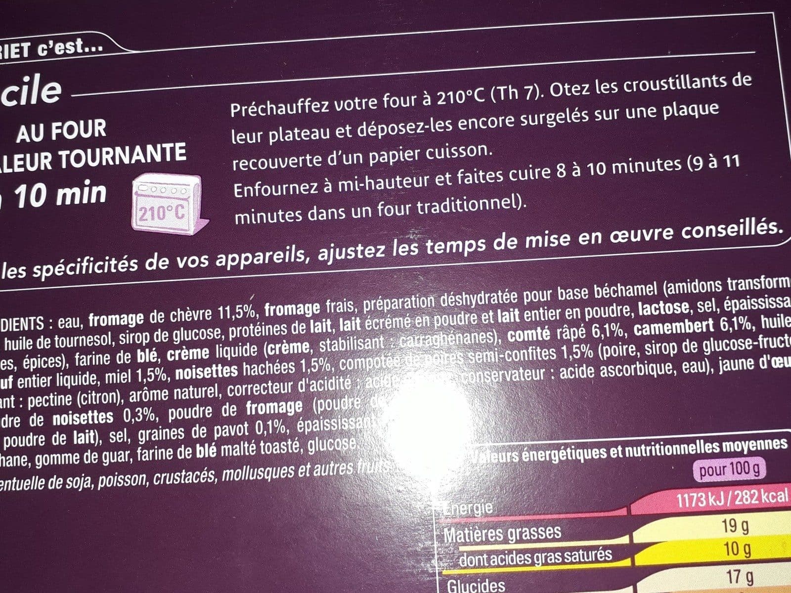 Thiriet 12 mini croustillants aux fromages packshot