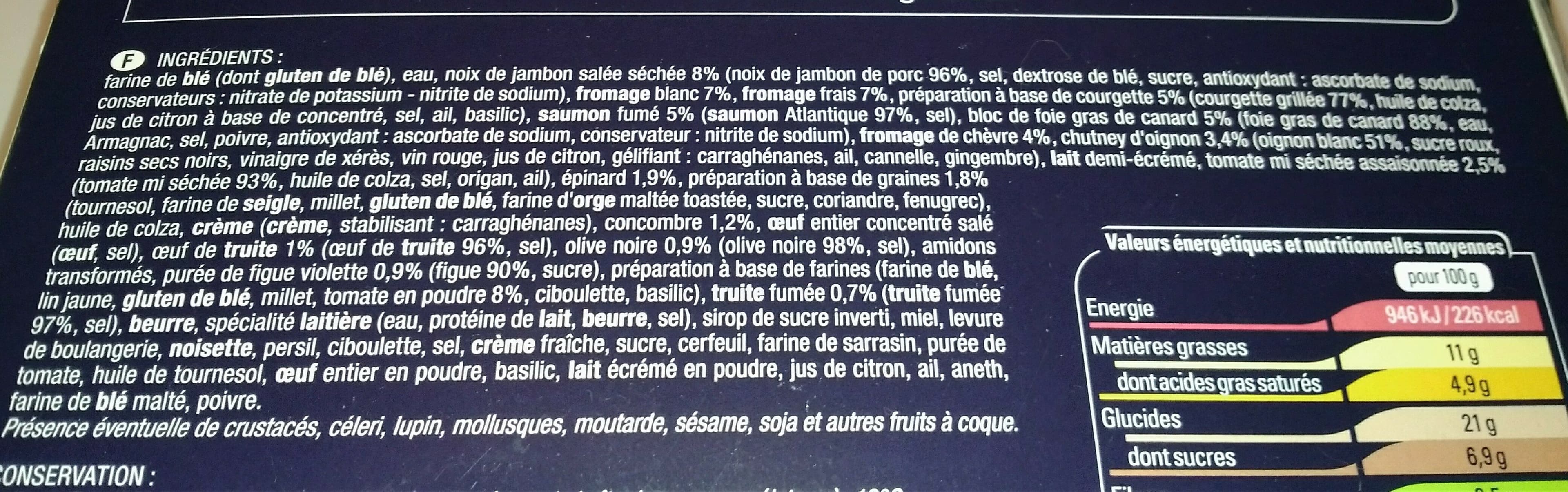 Thiriet Canapés sélection packshot