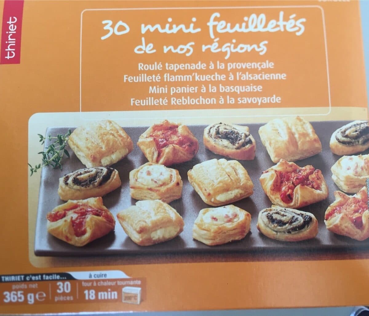 Thiriet 30 mini feuilletés de nos régions packshot