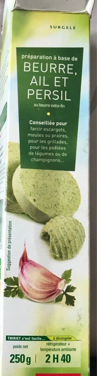 Thiriet Beurre, ail et persil packshot