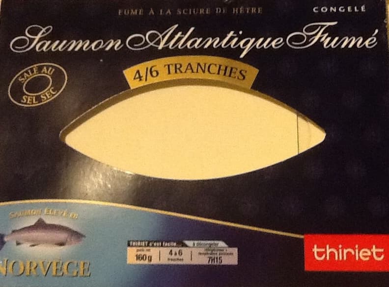 Thiriet Saumon Atlantique Fumé packshot