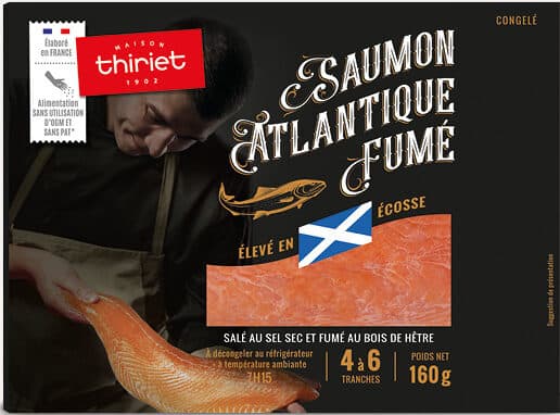 Thiriet Saumon atlantique fumé Ecosse packshot