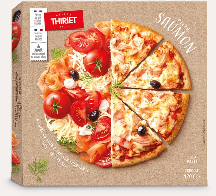 Thiriet Pizza saumon packshot