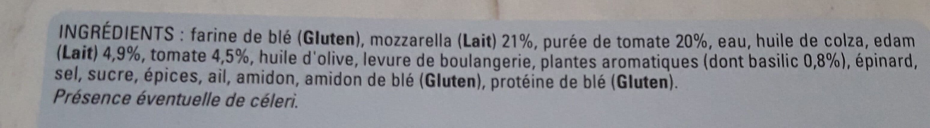 Thiriet Pizza Mozzarella basilic packshot