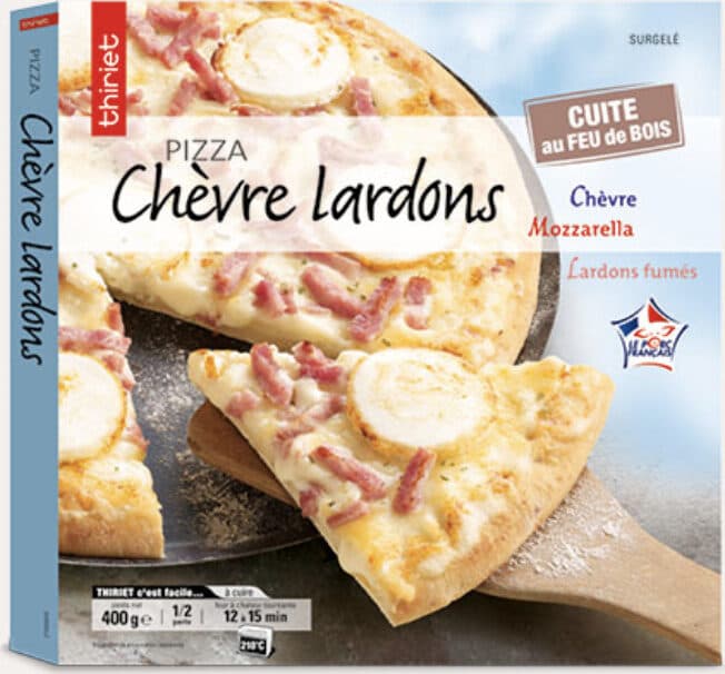 Thiriet Pizza Chèvre lardons packshot