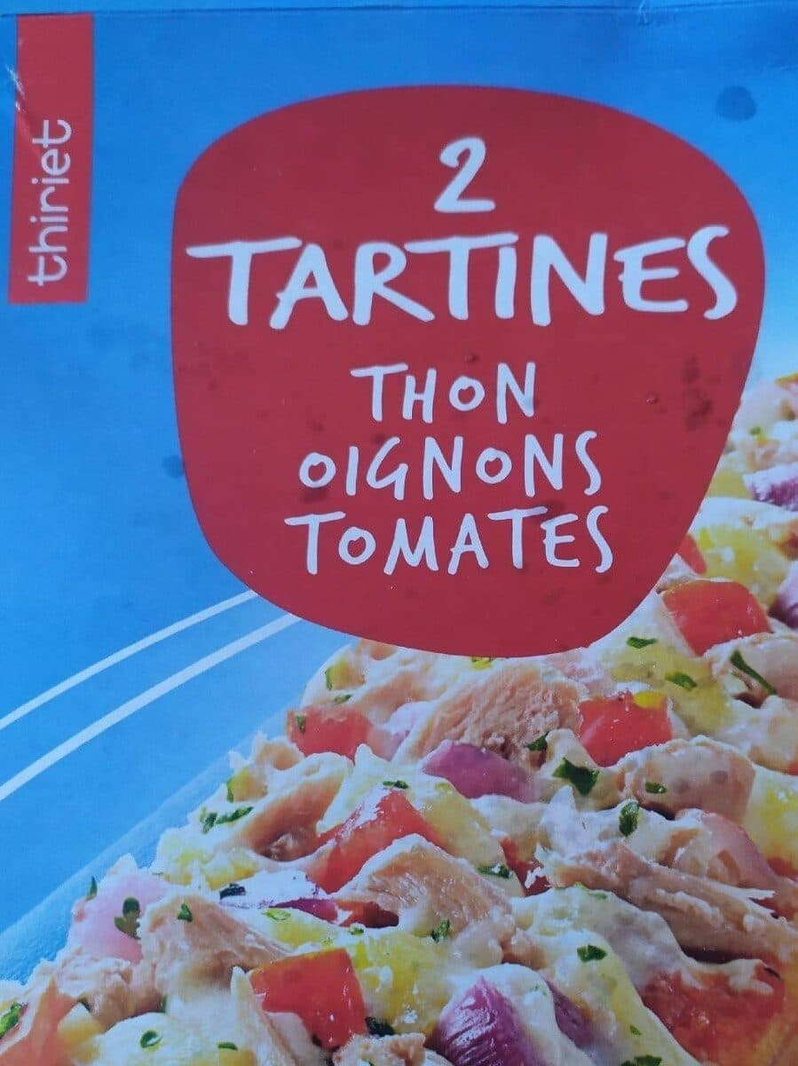 Thiriet 2 tartines thon oignons tomates packshot