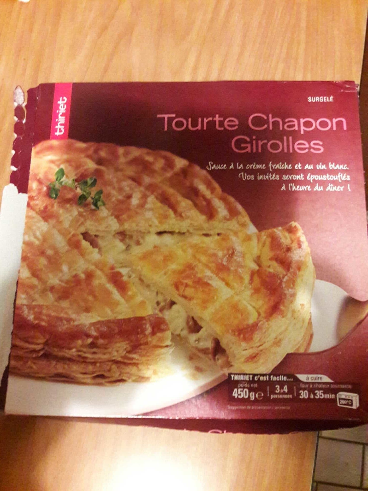 Thiriet Tourte chapon girolles packshot