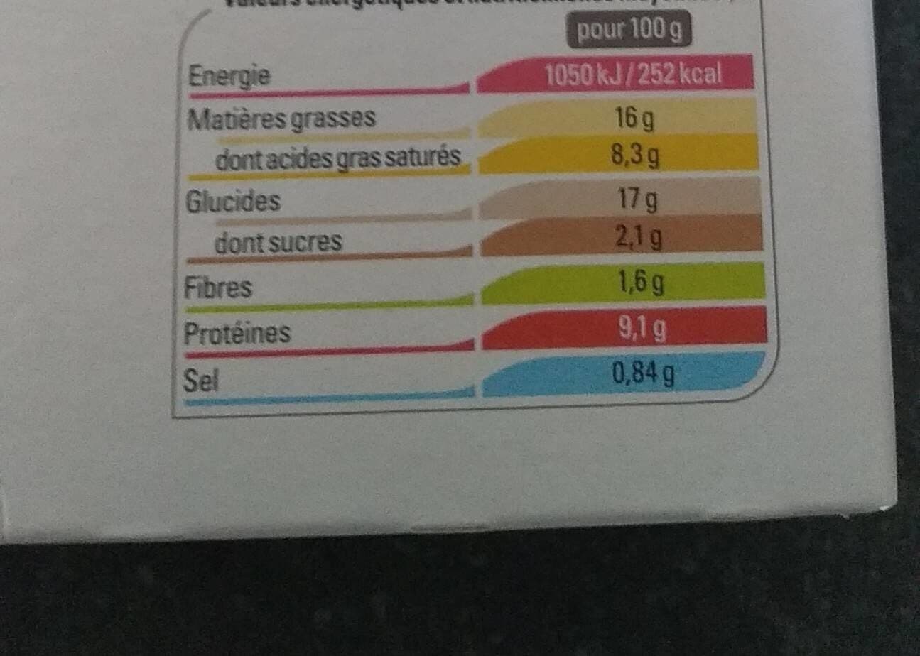 Thiriet Tarte au thon et moutarde à l'ancienne packshot