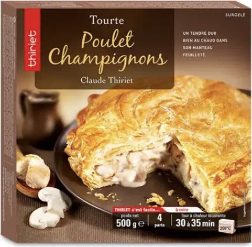 thiriet Tourte poulet champignons packshot