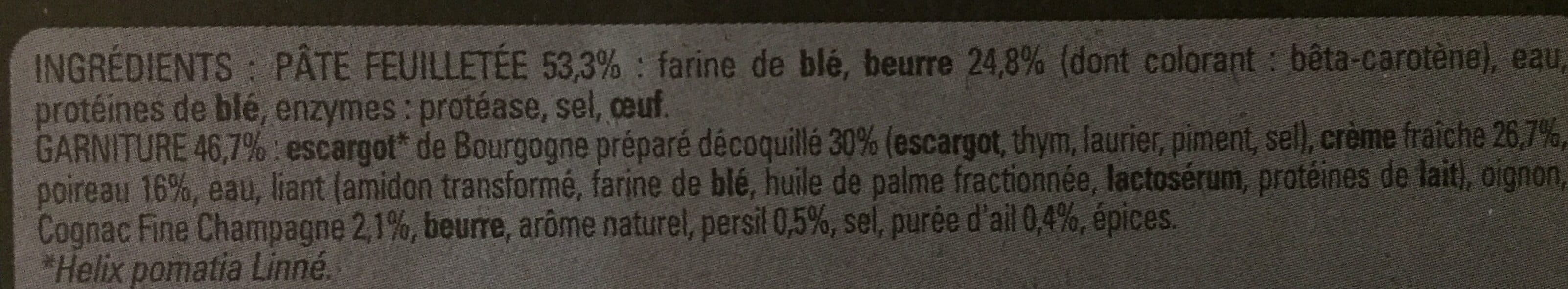 Thiriet Feuilletés aux Escargots de Bourgogne packshot