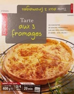 Thiriet Tarte aux 3 fromages packshot