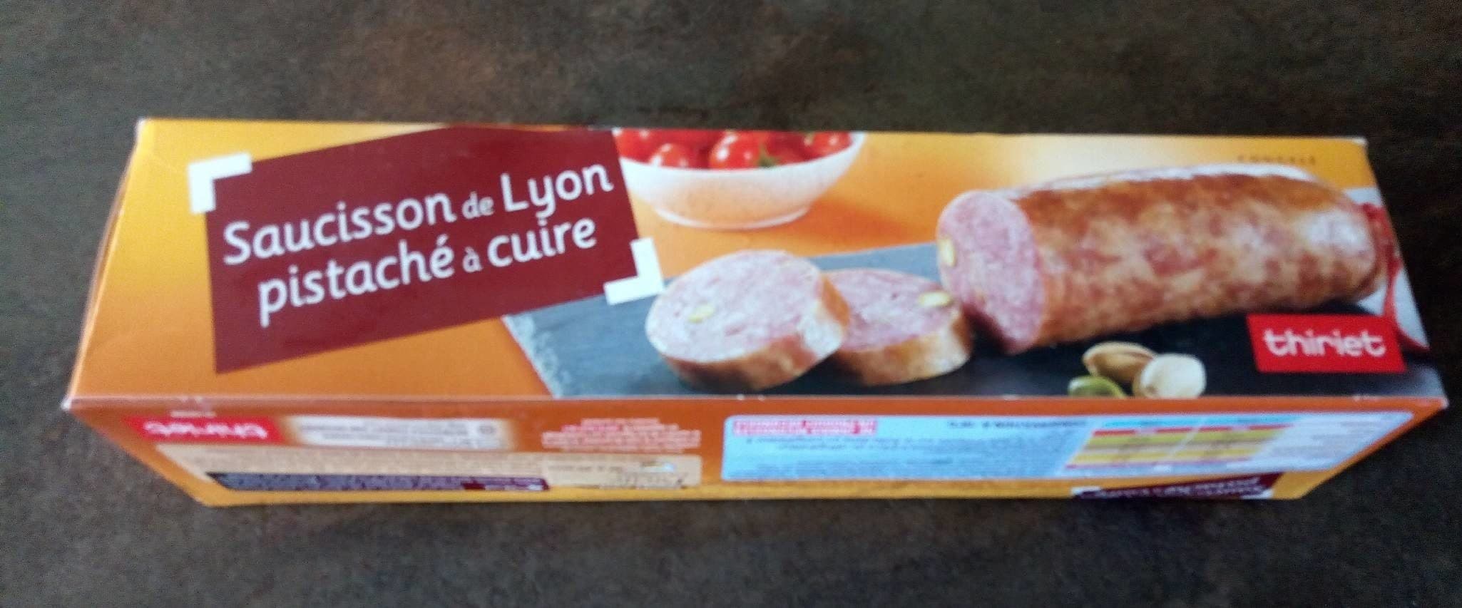 thiriet Saucisson de Lyon pistaché à cuire packshot