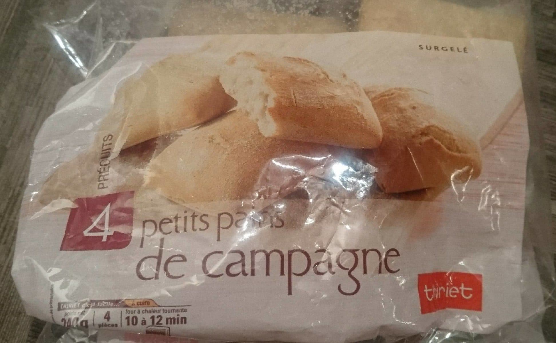 Thiriet 4 petits pains de campagne packshot