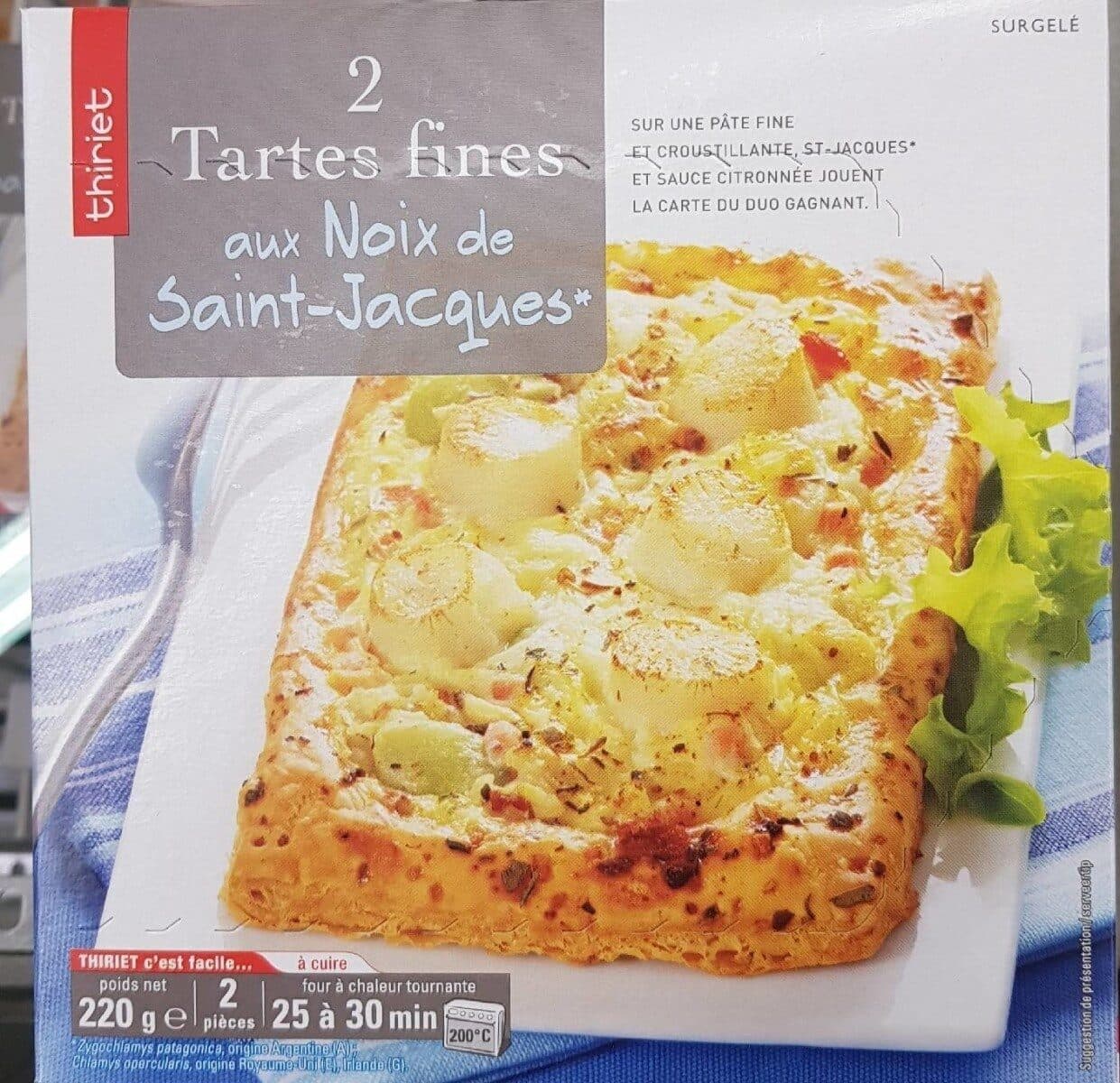 Thiriet Tartes fines aux noix de Saint-Jacques packshot