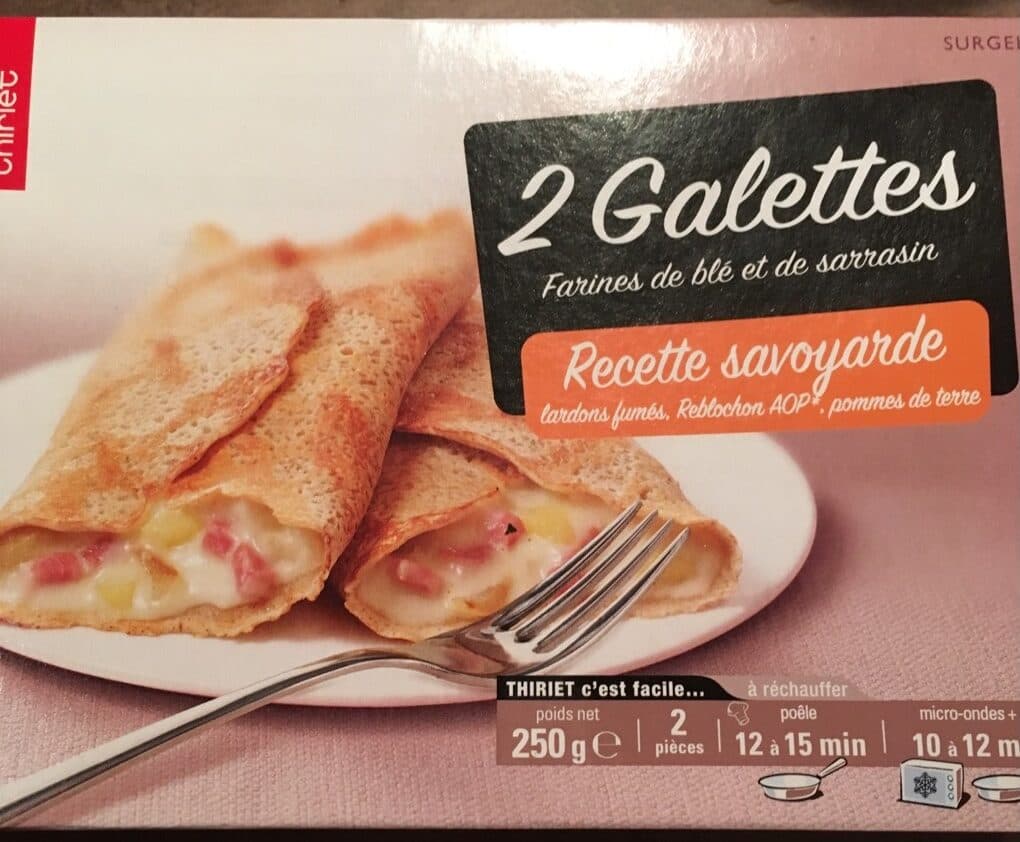 Thiriet 2 Galettes farine de blé et sarrasin savoyarde packshot