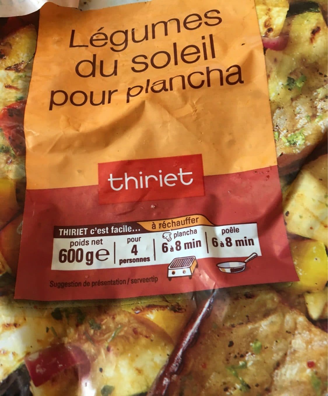 Thiriet Legume du soleil a la plancha packshot