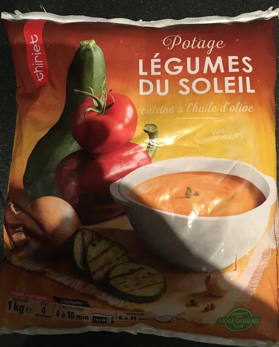 Thiriet Potage aux légumes du soleil packshot
