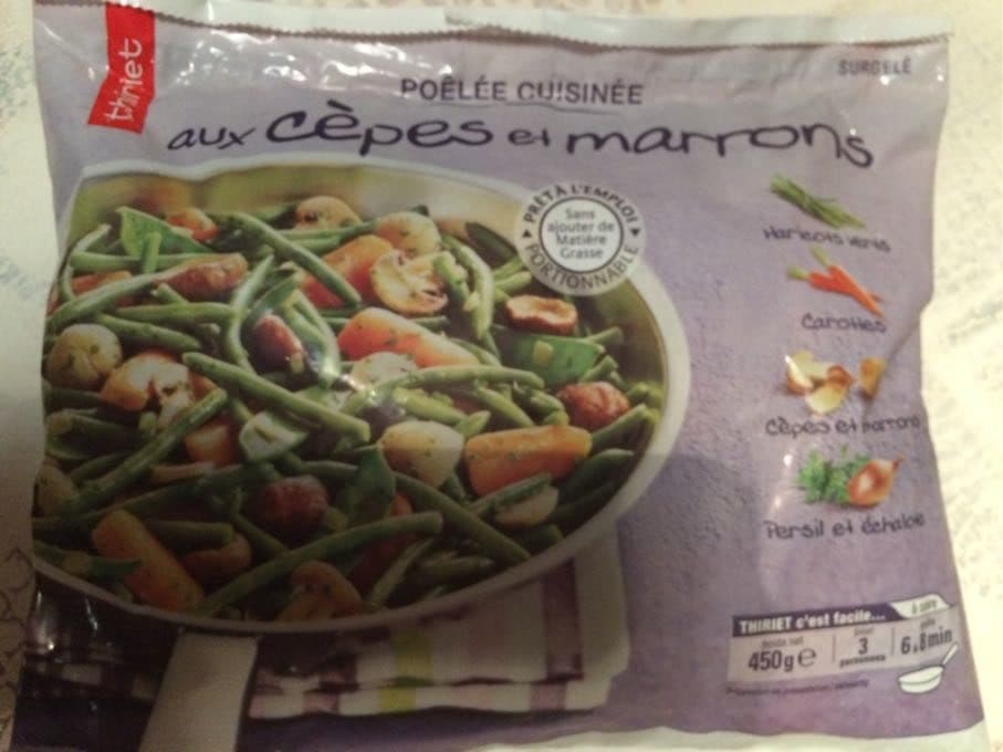 Thiriet POELEE LEGUME CEPE MARRON 450G packshot