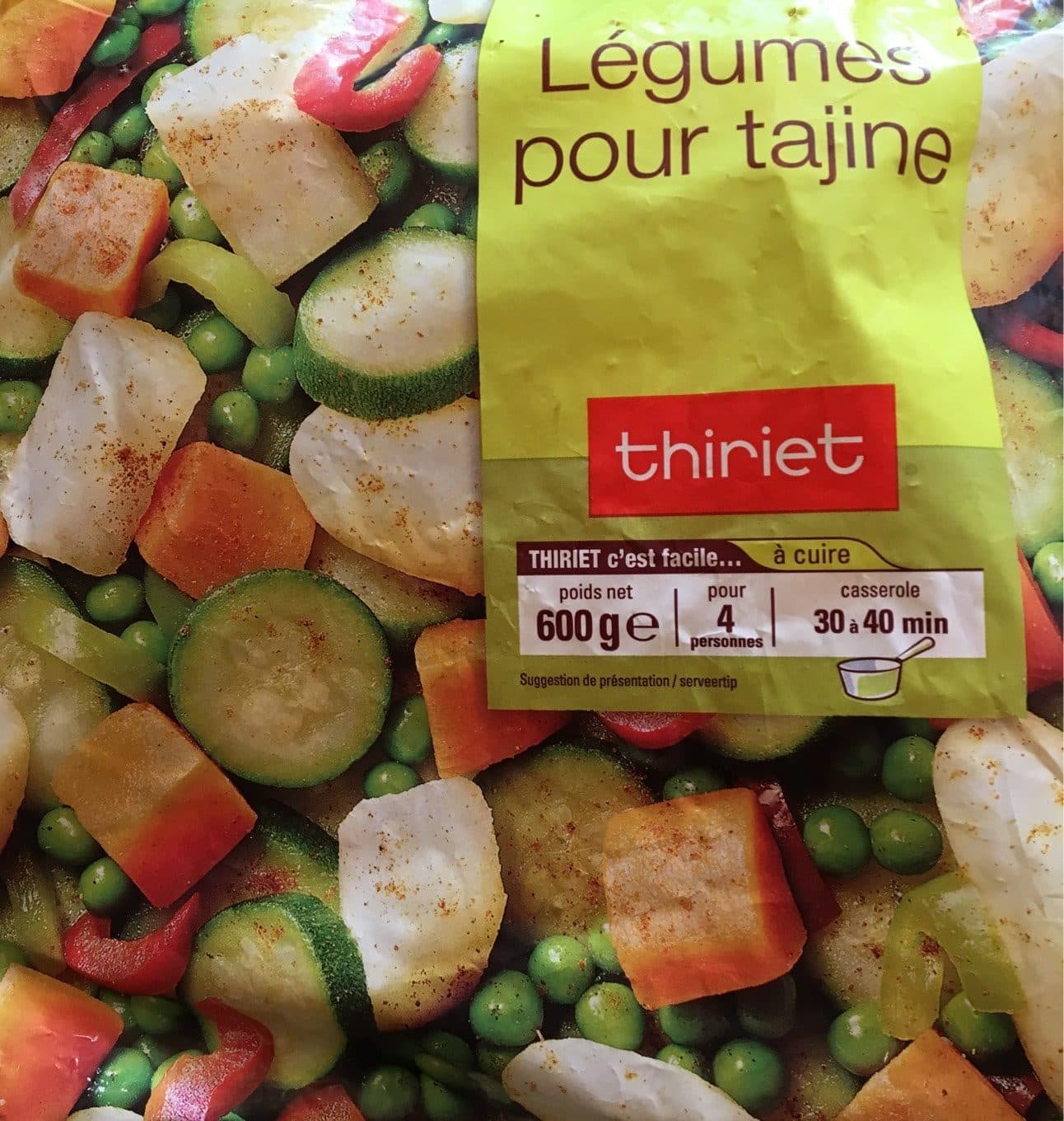Thiriet Légumes pour Tajine packshot