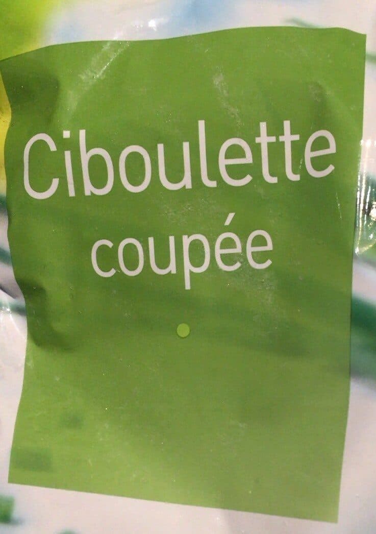 Thiriet Ciboulette coupée packshot