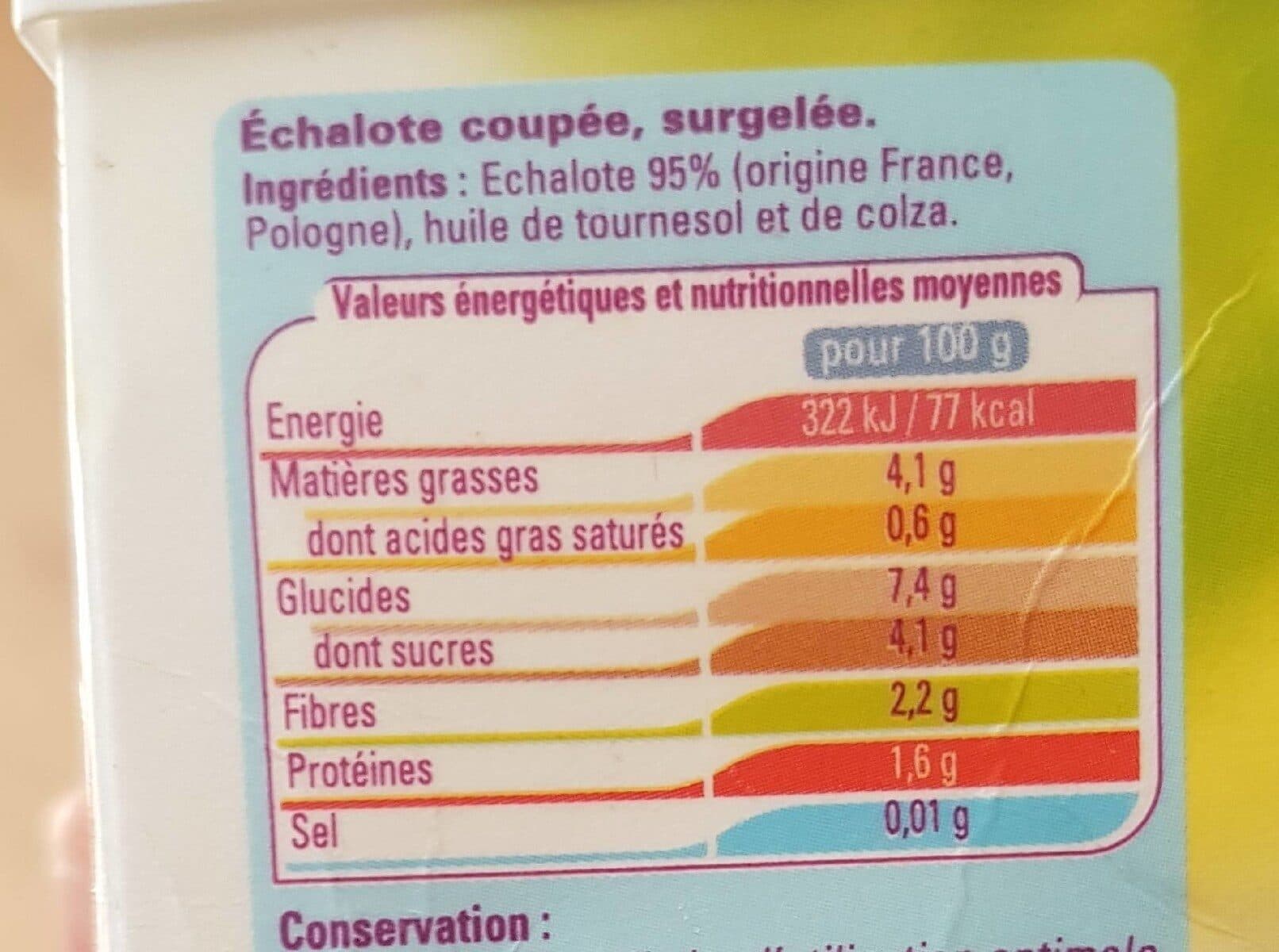 Thiriet Échalote coupée packshot
