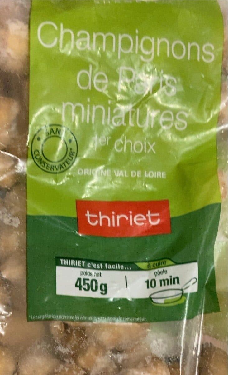 Thiriet Champignons de paris miniatures packshot