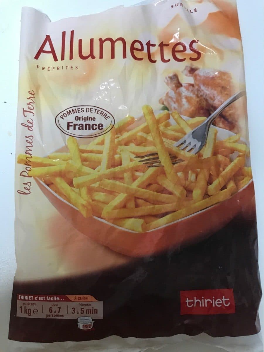Thiriet Allumettes préfrites packshot