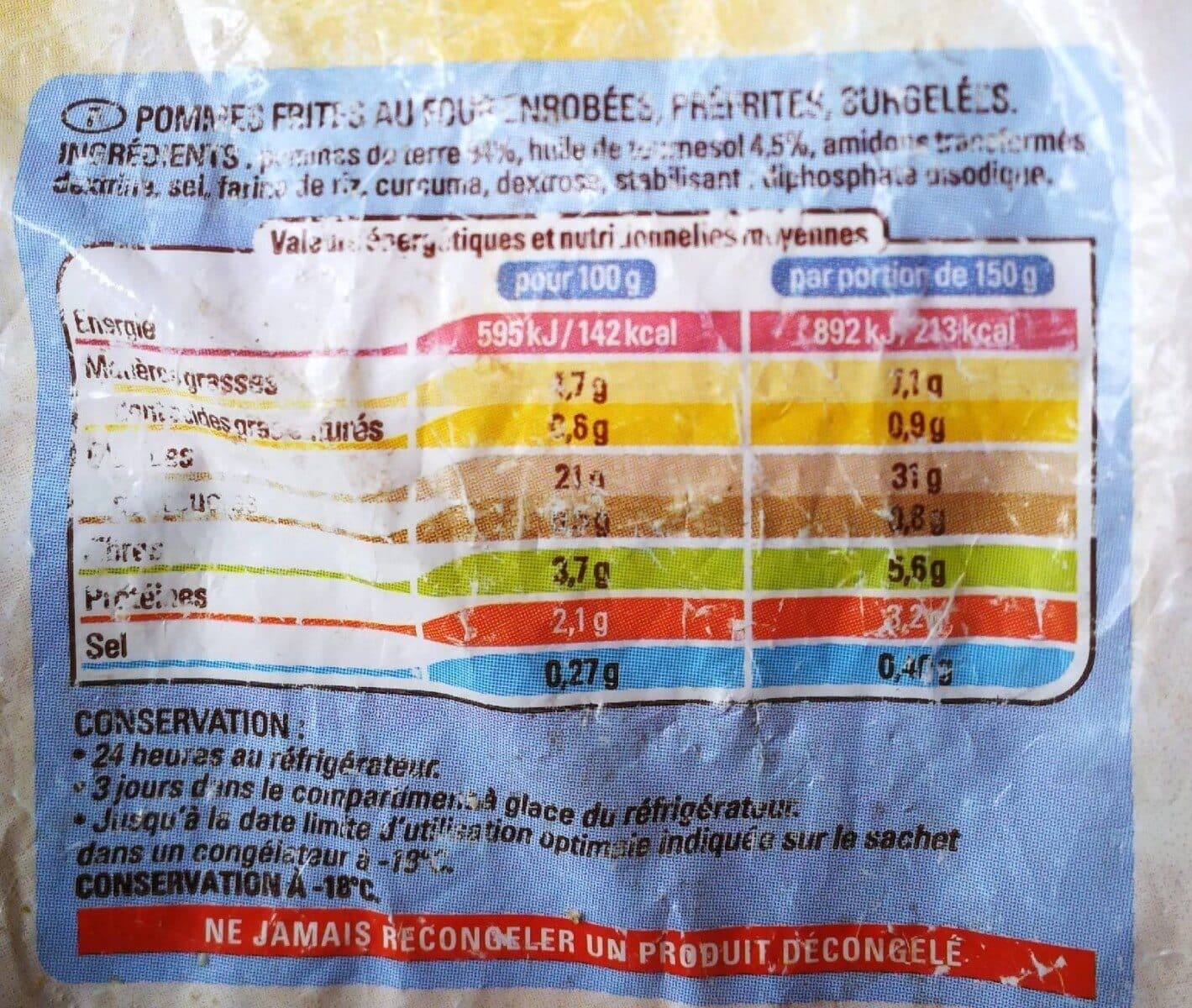 Thiriet Frites au four packshot