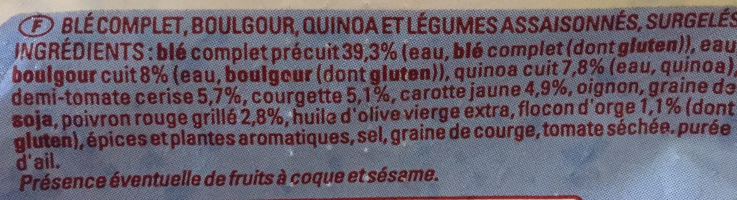 Thiriet Meli-melo de cereales cusinees aux petits legumes packshot