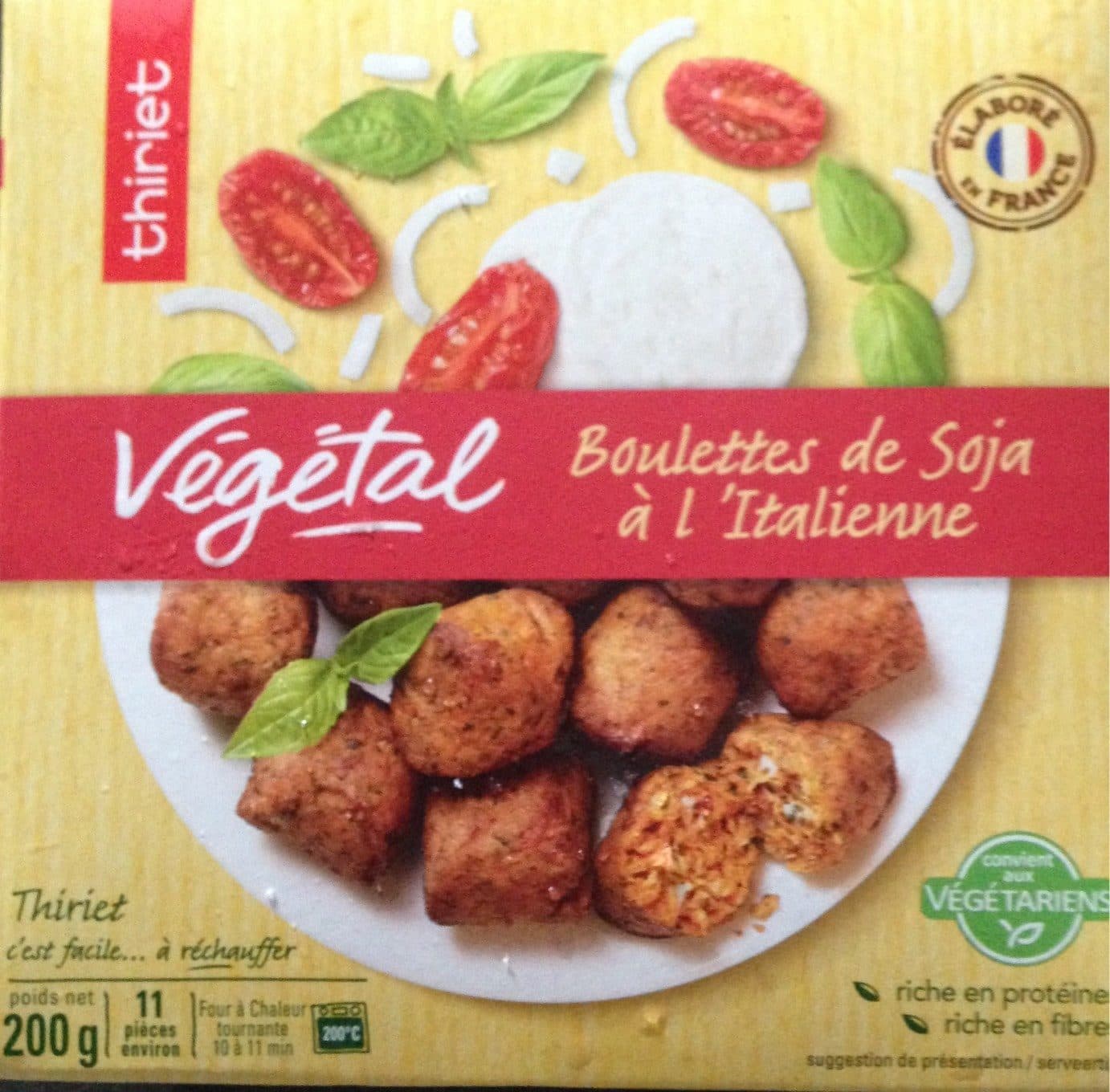 Thiriet Boulettes de soja à l'italienne packshot