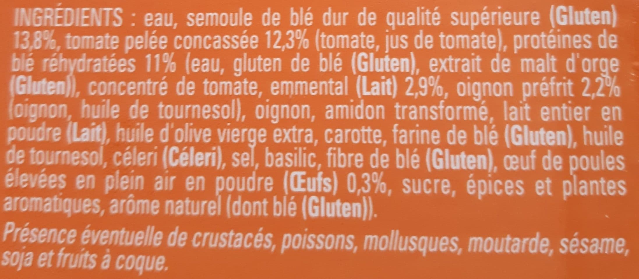 Thiriet Lasagnes Végétales Tomates et Blé packshot