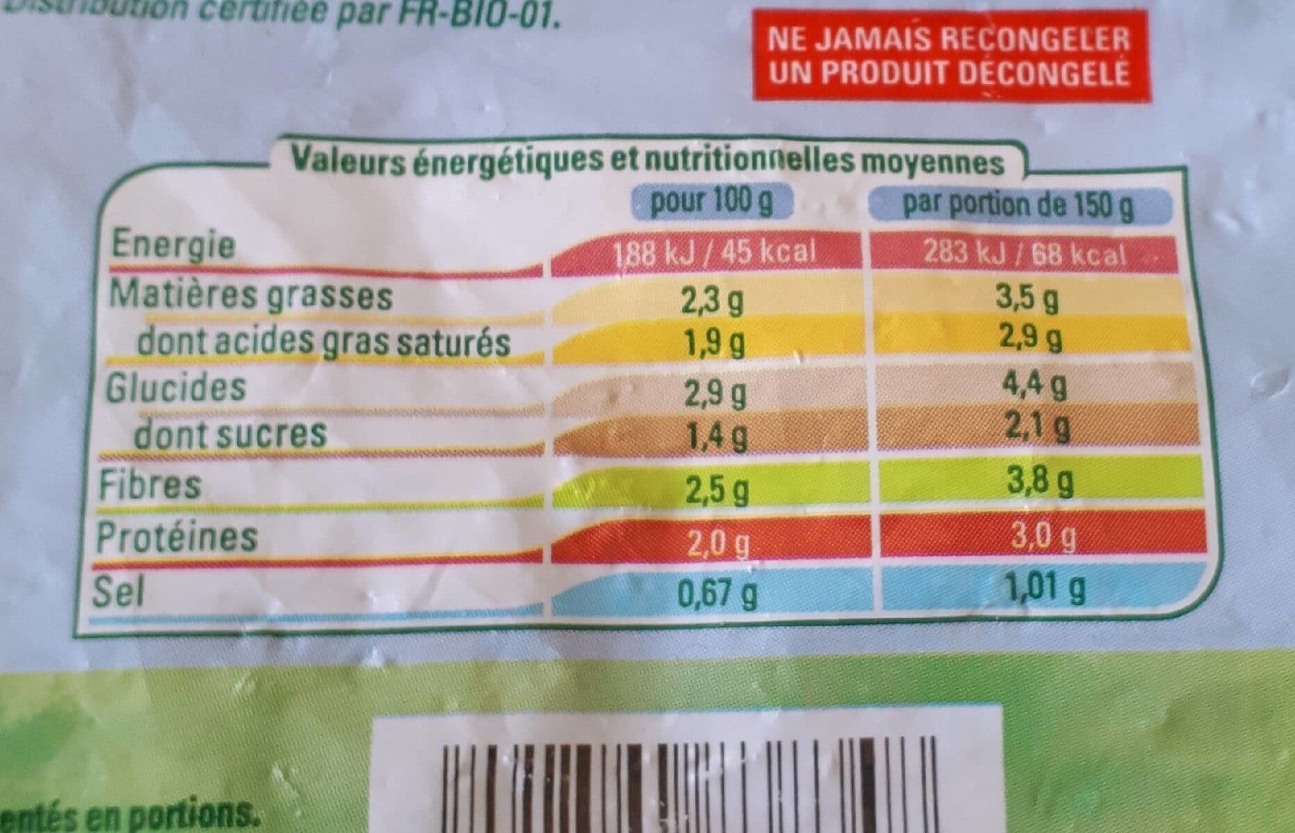 Thiriet Épinards en Branche à la Crème packshot