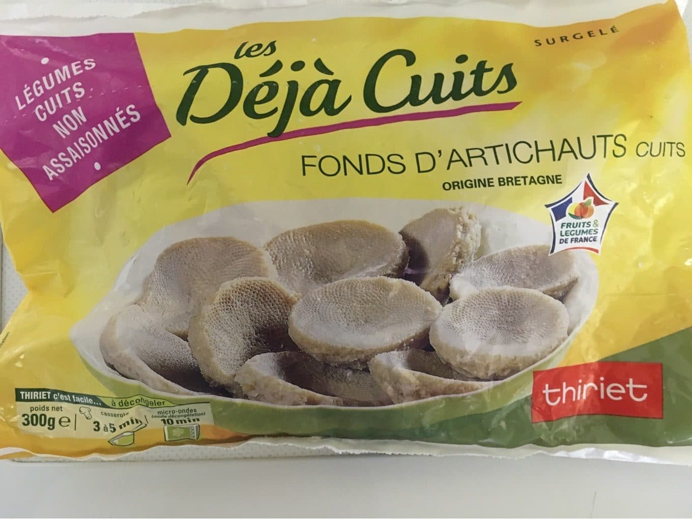 Thiriet Fonds d’artichauts cuits packshot
