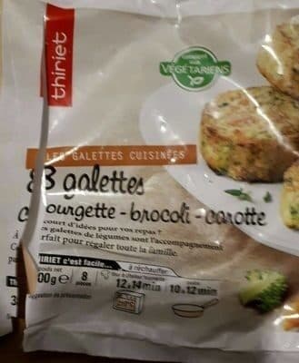 Thiriet Galettes courgette-brocoli-carotte packshot