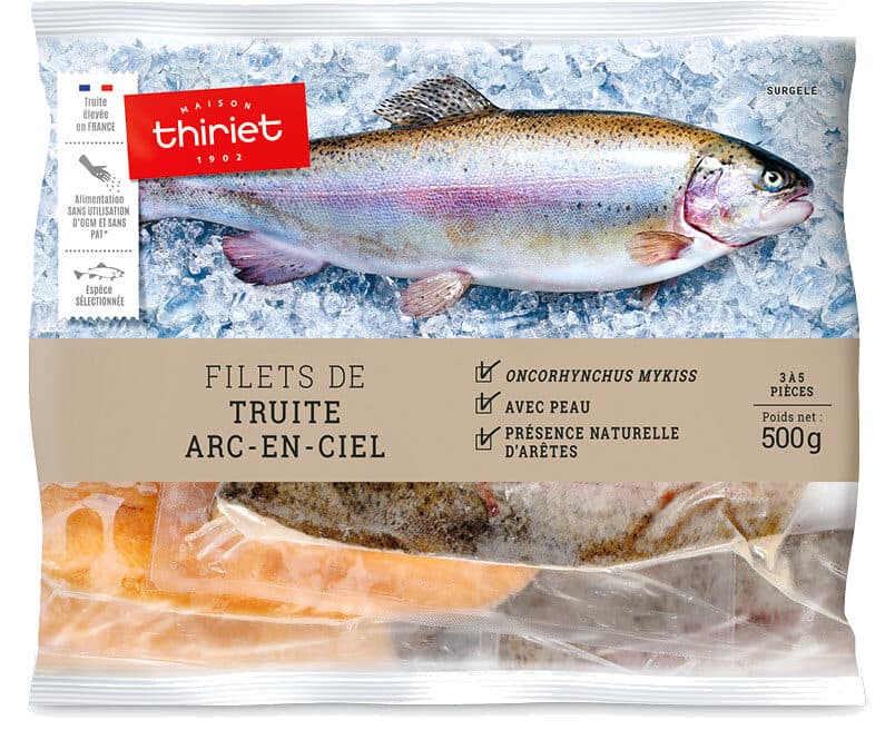 Thiriet Filet de truite arc en ciel packshot