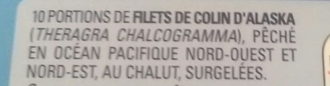 Thiriet Portions de filets de colin d'Alaska packshot