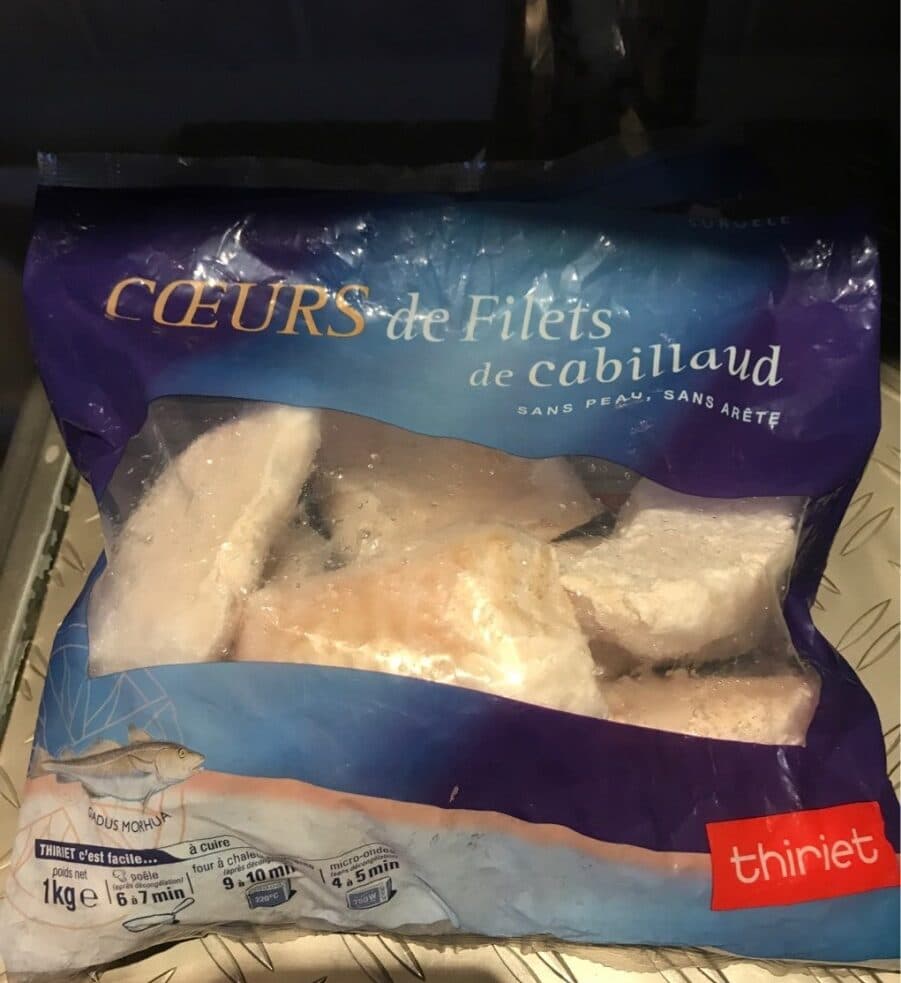 Thiriet Coeurs de Filets de Cabillaud packshot