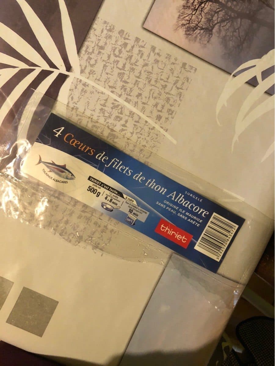 Thiriet Coeurs de filets de thon albacore packshot
