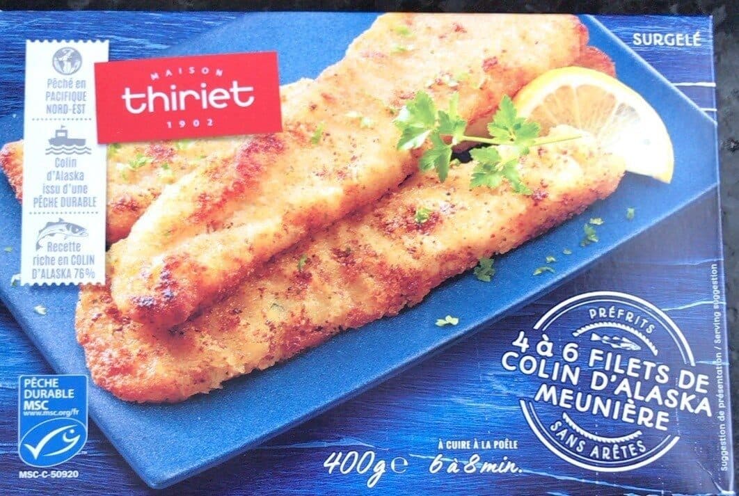 Thiriet Filet de colin d'alaska meuniere packshot