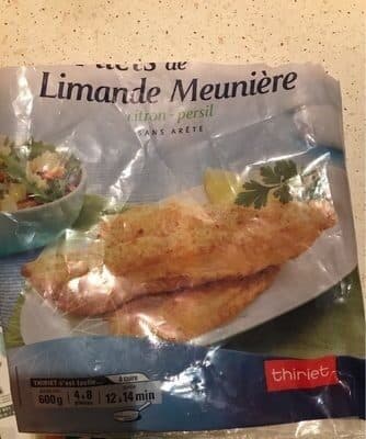 Thiriet Filets de limande meuniere packshot