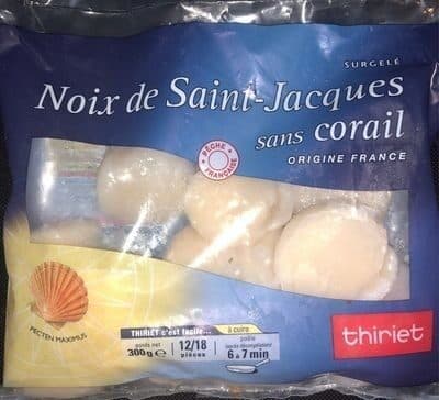 Thiriet Noix de Saint-Jacques sans corail packshot