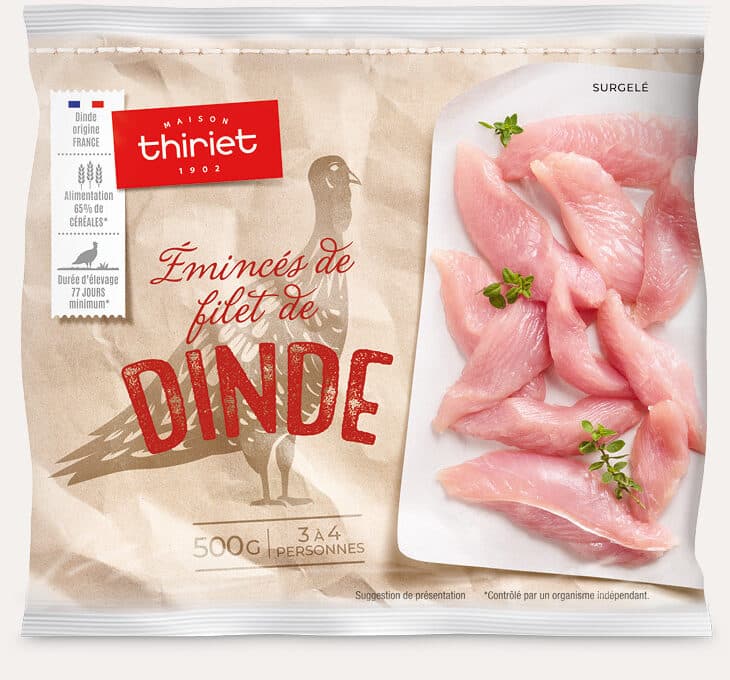 Thiriet Emincés de filet de dinde packshot