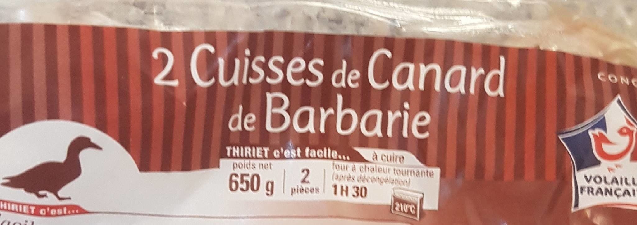 Thiriet Cuisse de canard de barbarie packshot