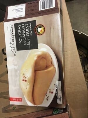 Thiriet Foie gras de canard du sud-ouest cru, éveiné packshot