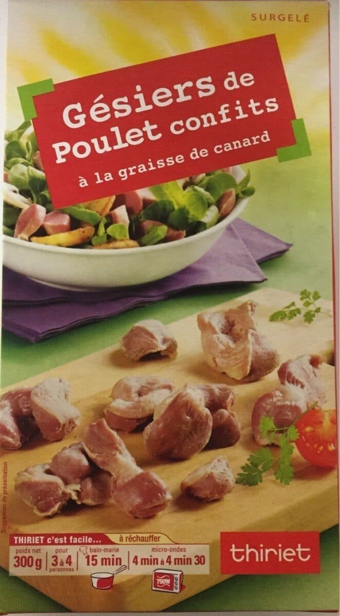 Thiriet Gésiers de Poulet Confits packshot