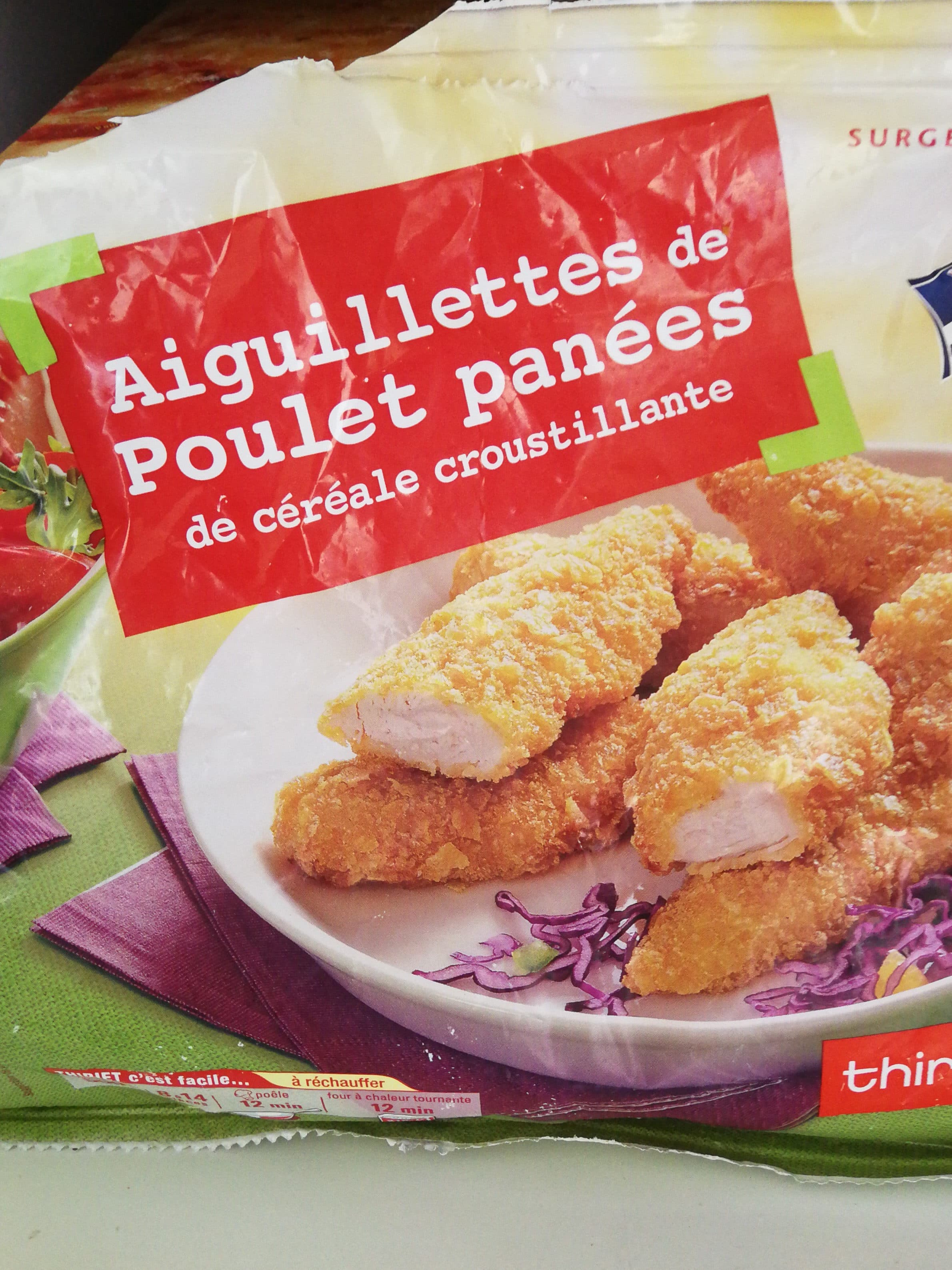 Thiriet Aiguillettes de poulet panées, de céréale croustillante packshot