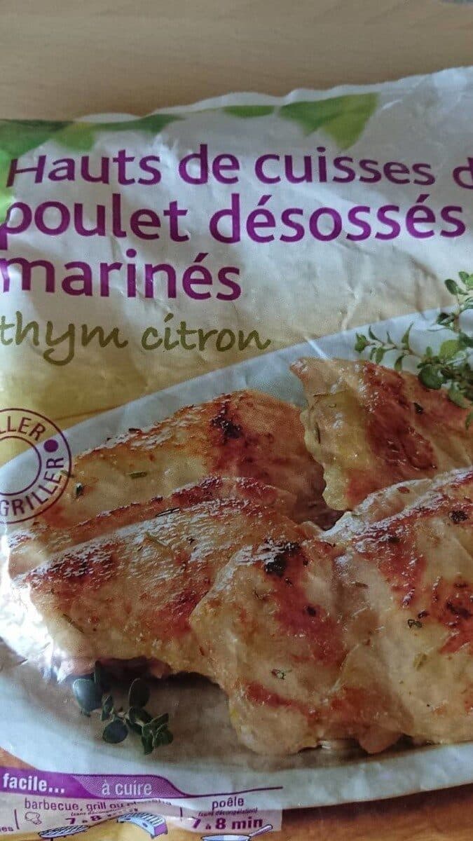 Thiriet Hauts de cuisses de poulet désossé marinés packshot