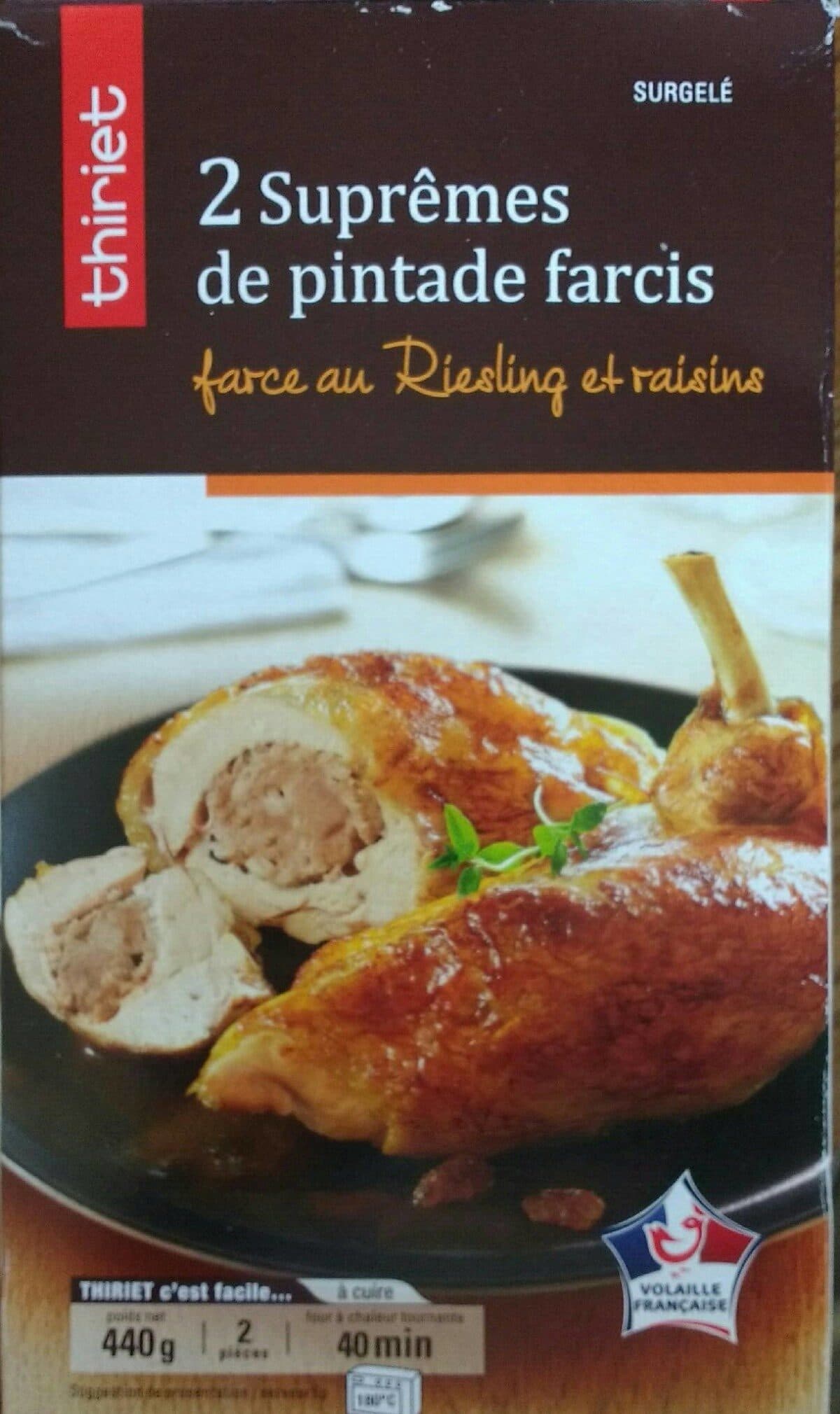 Thiriet Suprêmes de pintade farcis packshot