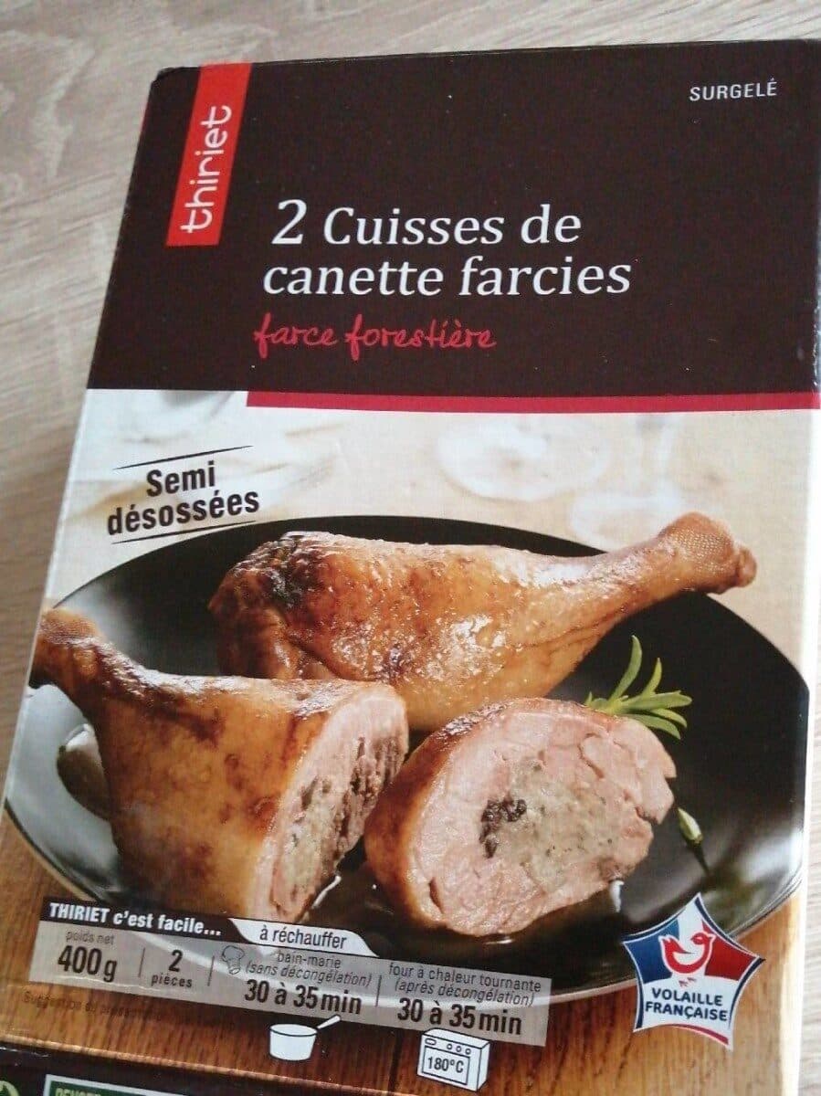Thiriet Cuisse de canette farcie packshot