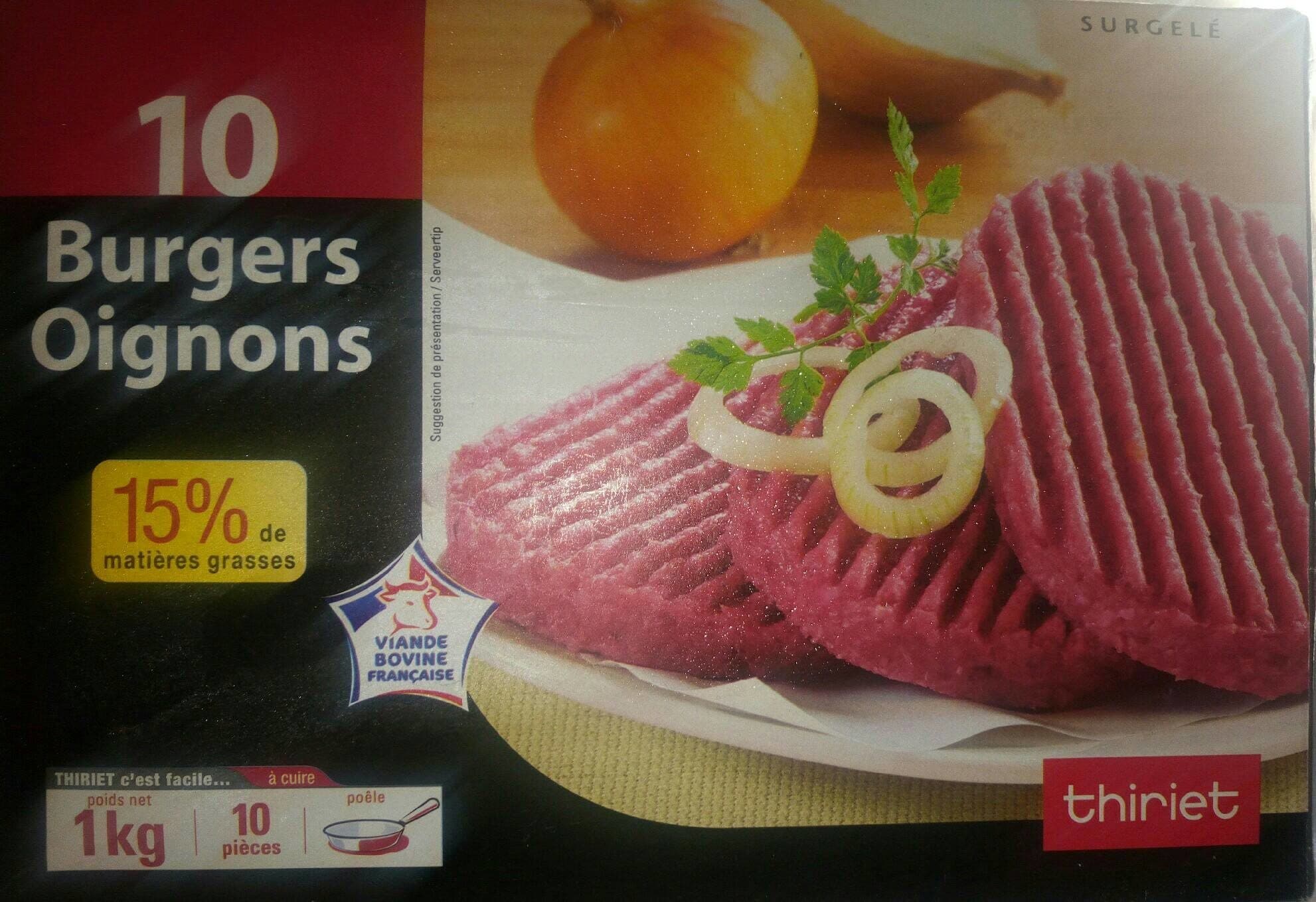 Thiriet Burger Oignon packshot